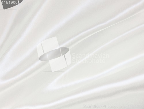 Image of Smooth elegant white silk as background