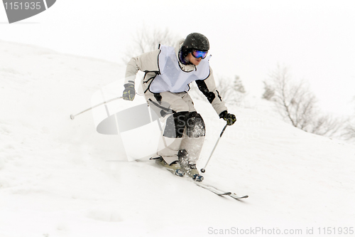 Image of Man skiing 