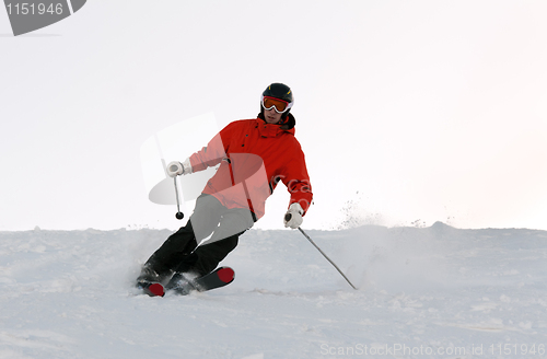 Image of Man skiing