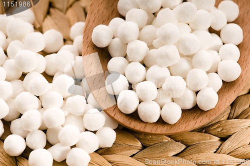 Image of white tapioca pearls