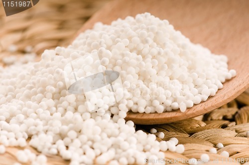 Image of white tapioca pearls