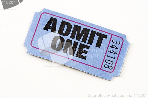 Image of Admit ticket