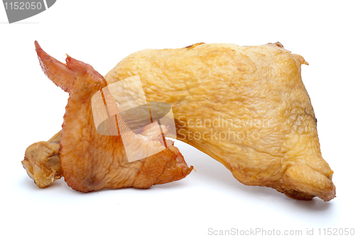 Image of Smoked chicken leg and wing