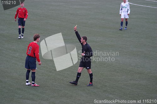 Image of Yellow card!