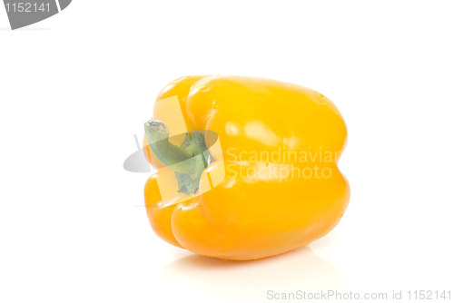 Image of Single yellow sweet pepper