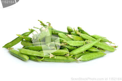 Image of Pile of pea pods