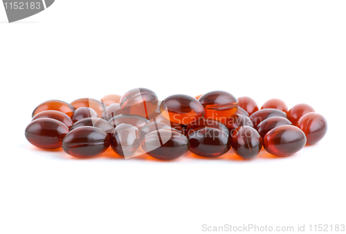 Image of Small pile of lecithins capsules