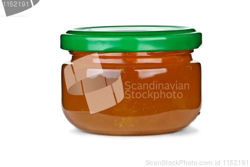 Image of Tiny glass jar with honey