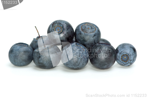 Image of Closeup shot of some blueberries