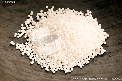 Image of white tapioca pearls