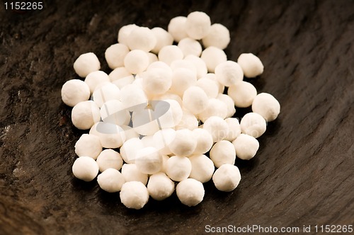 Image of white tapioca pearls