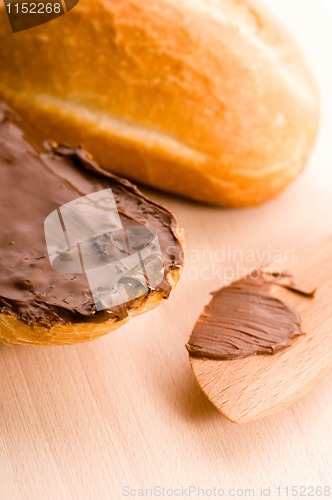 Image of Bread with chocolate