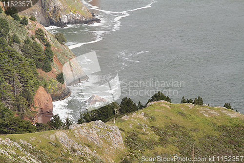 Image of Hills by ocean