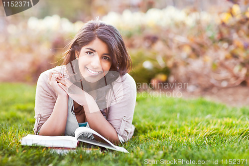 Image of Asian student on campus