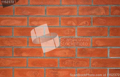 Image of Red brick wall texture