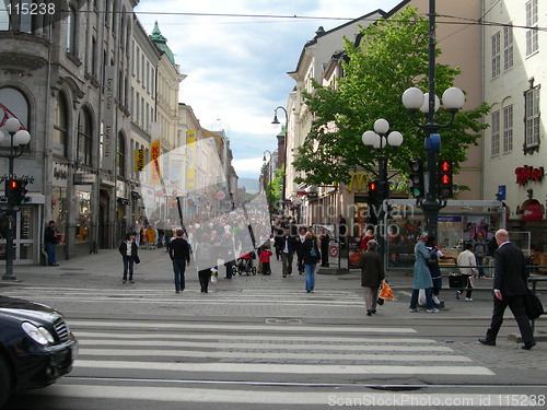 Image of Karl Johans Gate in Oslo