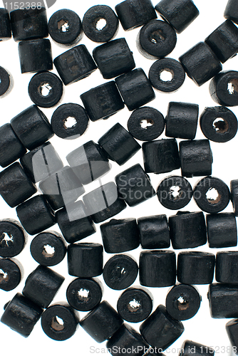 Image of Black beads