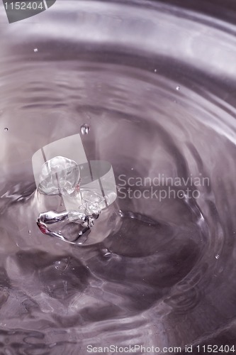 Image of purple water splash