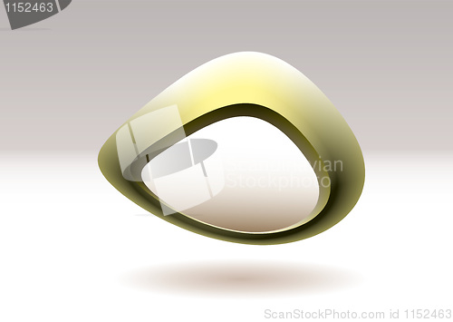 Image of blob pebble gold