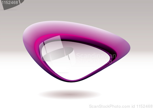 Image of blob pebble purple