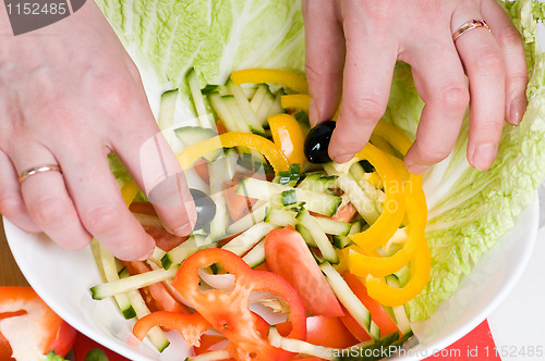 Image of vegetarian salad