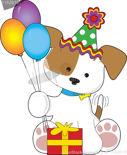 Image of Cute Puppy Birthday