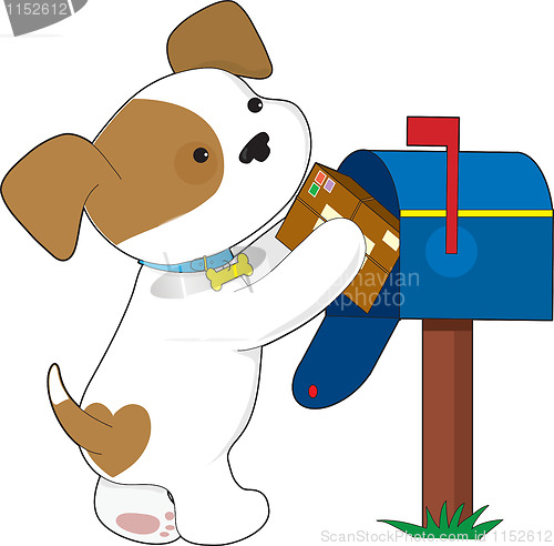 Image of Cute Puppy Mail