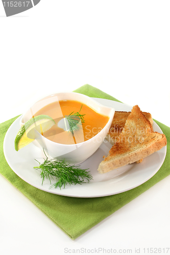 Image of Salmon cream soup