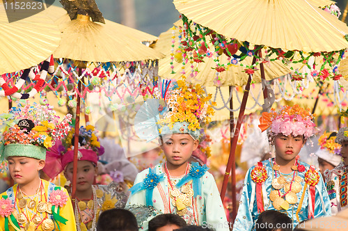Image of Poy Sang Long Ceremony in Mae Hong Son, Thailand