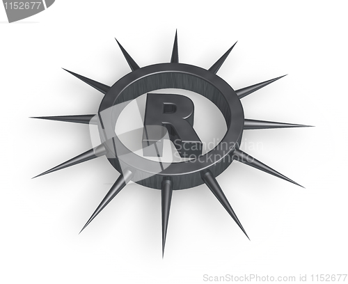 Image of spiky letter r