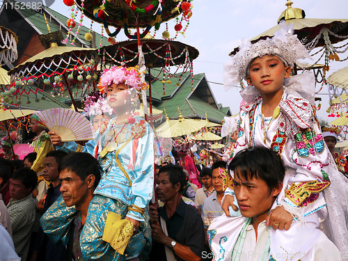 Image of Poy Sang Long Ceremony in Mae Hong Son, Thailand