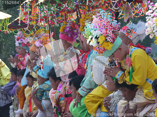 Image of Poy Sang Long Ceremony in Mae Hong Son, Thailand