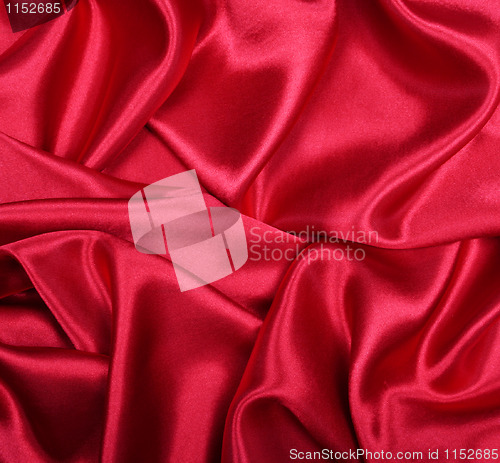 Image of Smooth elegant red silk as background 