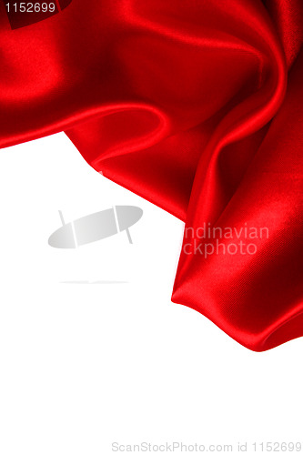 Image of Smooth Red Silk