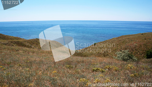 Image of Ukraine. Crimea. Coastline of Black sea 