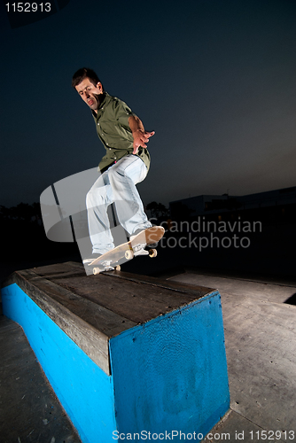 Image of Skateboarder on a grind