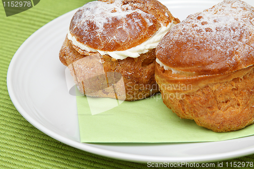 Image of Two profiteroles