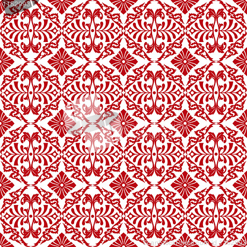 Image of Abstract background of seamless floral pattern 