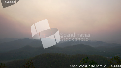 Image of Sunset in Northern Thailand