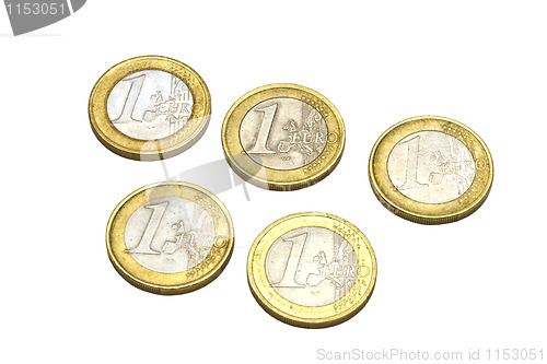 Image of euro coins