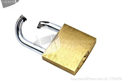 Image of Broken padlock