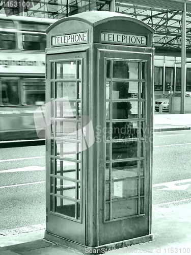 Image of London telephone box
