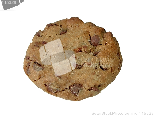 Image of Chocolate chip cookie (isolated)