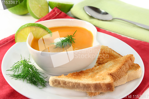Image of Salmon cream soup