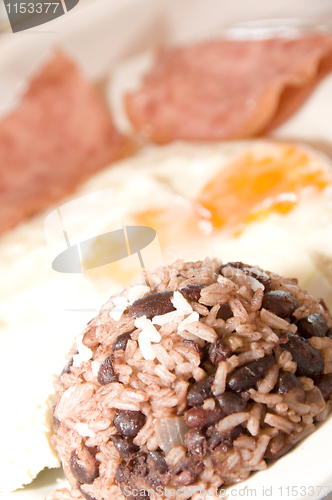 Image of gallo pinto Nicaraguan breakfast
