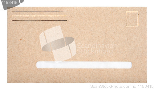 Image of Brown envelope with space for address