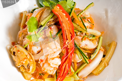 Image of fresh seafood thai salad