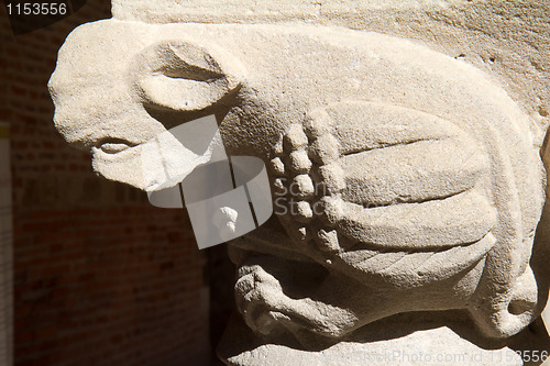 Image of Closeup fragment of cloister