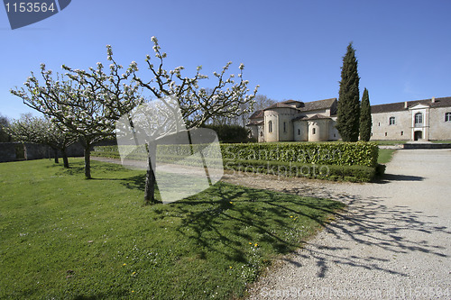 Image of Flaran Abbey and its gardens