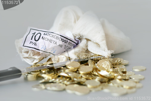 Image of russian metallic coins 